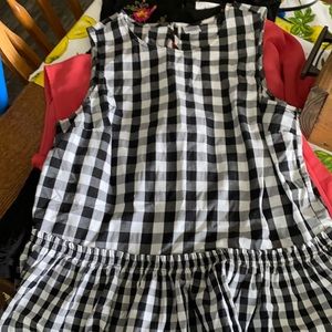 Time and Tru Buffalo Plaid tank top blouse